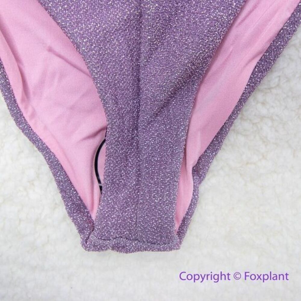 NEW Beach Riot‎ Zurie Bikini Bottoms in light purple, size S - Picture 3 of 16